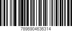Código de barras (EAN, GTIN, SKU, ISBN): '7896904636314'