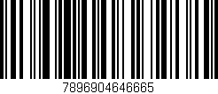 Código de barras (EAN, GTIN, SKU, ISBN): '7896904646665'