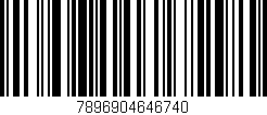 Código de barras (EAN, GTIN, SKU, ISBN): '7896904646740'