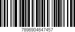 Código de barras (EAN, GTIN, SKU, ISBN): '7896904647457'