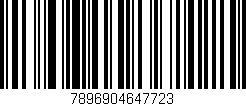 Código de barras (EAN, GTIN, SKU, ISBN): '7896904647723'