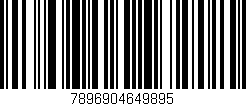 Código de barras (EAN, GTIN, SKU, ISBN): '7896904649895'