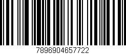 Código de barras (EAN, GTIN, SKU, ISBN): '7896904657722'