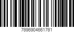 Código de barras (EAN, GTIN, SKU, ISBN): '7896904661781'