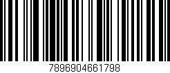 Código de barras (EAN, GTIN, SKU, ISBN): '7896904661798'