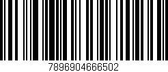 Código de barras (EAN, GTIN, SKU, ISBN): '7896904666502'