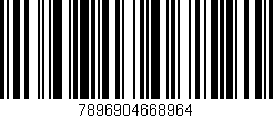 Código de barras (EAN, GTIN, SKU, ISBN): '7896904668964'