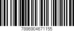 Código de barras (EAN, GTIN, SKU, ISBN): '7896904671155'
