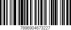 Código de barras (EAN, GTIN, SKU, ISBN): '7896904673227'