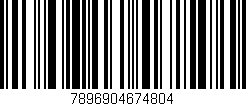 Código de barras (EAN, GTIN, SKU, ISBN): '7896904674804'