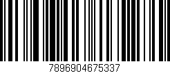 Código de barras (EAN, GTIN, SKU, ISBN): '7896904675337'