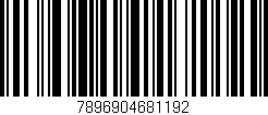 Código de barras (EAN, GTIN, SKU, ISBN): '7896904681192'