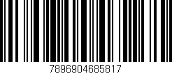 Código de barras (EAN, GTIN, SKU, ISBN): '7896904685817'