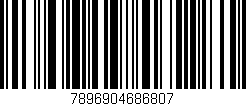 Código de barras (EAN, GTIN, SKU, ISBN): '7896904686807'