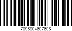 Código de barras (EAN, GTIN, SKU, ISBN): '7896904687606'