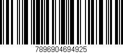 Código de barras (EAN, GTIN, SKU, ISBN): '7896904694925'