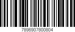 Código de barras (EAN, GTIN, SKU, ISBN): '7896907800804'