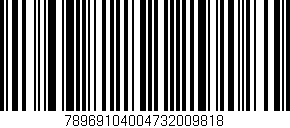 Código de barras (EAN, GTIN, SKU, ISBN): '78969104004732009818'