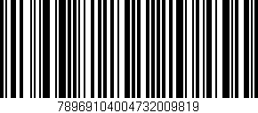 Código de barras (EAN, GTIN, SKU, ISBN): '78969104004732009819'