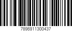 Código de barras (EAN, GTIN, SKU, ISBN): '7896911300437'