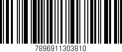 Código de barras (EAN, GTIN, SKU, ISBN): '7896911303810'