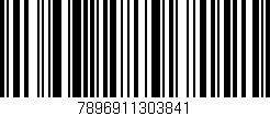 Código de barras (EAN, GTIN, SKU, ISBN): '7896911303841'