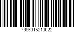 Código de barras (EAN, GTIN, SKU, ISBN): '7896915210022'