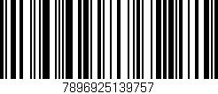 Código de barras (EAN, GTIN, SKU, ISBN): '7896925139757'