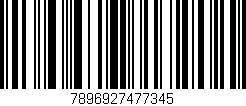 Código de barras (EAN, GTIN, SKU, ISBN): '7896927477345'