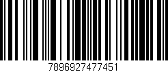 Código de barras (EAN, GTIN, SKU, ISBN): '7896927477451'