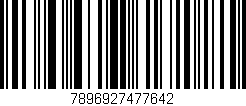 Código de barras (EAN, GTIN, SKU, ISBN): '7896927477642'