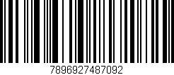 Código de barras (EAN, GTIN, SKU, ISBN): '7896927487092'