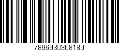 Código de barras (EAN, GTIN, SKU, ISBN): '7896930368180'