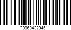 Código de barras (EAN, GTIN, SKU, ISBN): '7896943204611'