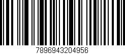 Código de barras (EAN, GTIN, SKU, ISBN): '7896943204956'