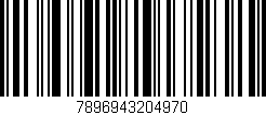 Código de barras (EAN, GTIN, SKU, ISBN): '7896943204970'