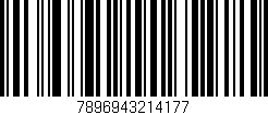 Código de barras (EAN, GTIN, SKU, ISBN): '7896943214177'