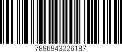 Código de barras (EAN, GTIN, SKU, ISBN): '7896943226187'