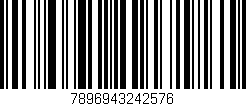 Código de barras (EAN, GTIN, SKU, ISBN): '7896943242576'