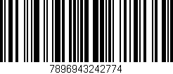 Código de barras (EAN, GTIN, SKU, ISBN): '7896943242774'