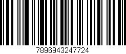 Código de barras (EAN, GTIN, SKU, ISBN): '7896943247724'