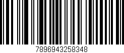 Código de barras (EAN, GTIN, SKU, ISBN): '7896943258348'
