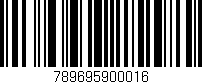 Código de barras (EAN, GTIN, SKU, ISBN): '789695900016'