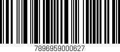 Código de barras (EAN, GTIN, SKU, ISBN): '7896959000627'