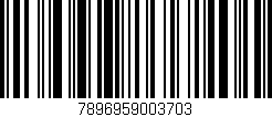 Código de barras (EAN, GTIN, SKU, ISBN): '7896959003703'