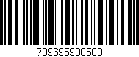 Código de barras (EAN, GTIN, SKU, ISBN): '789695900580'
