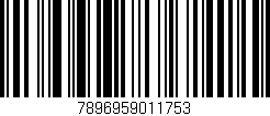 Código de barras (EAN, GTIN, SKU, ISBN): '7896959011753'