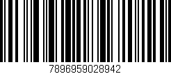 Código de barras (EAN, GTIN, SKU, ISBN): '7896959028942'