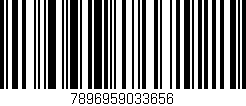 Código de barras (EAN, GTIN, SKU, ISBN): '7896959033656'