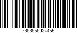 Código de barras (EAN, GTIN, SKU, ISBN): '7896959034455'